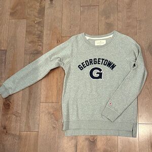 League Gray Georgetown Crewneck Sweater